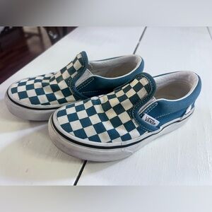 Kids Checkered Vans size 10.5